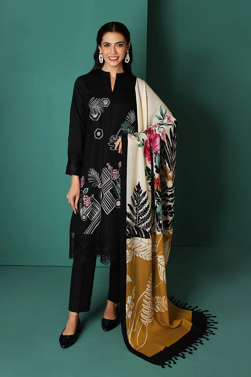 Nishaat lawn three piece embroidery collection NL-01