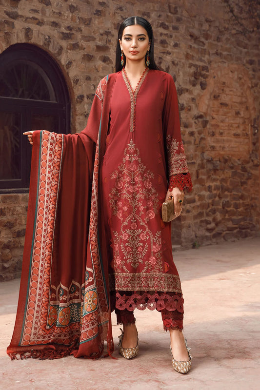 MARIA B 3PC FULLY EMBROIDERED  LAWN THREE PIECE D-1627