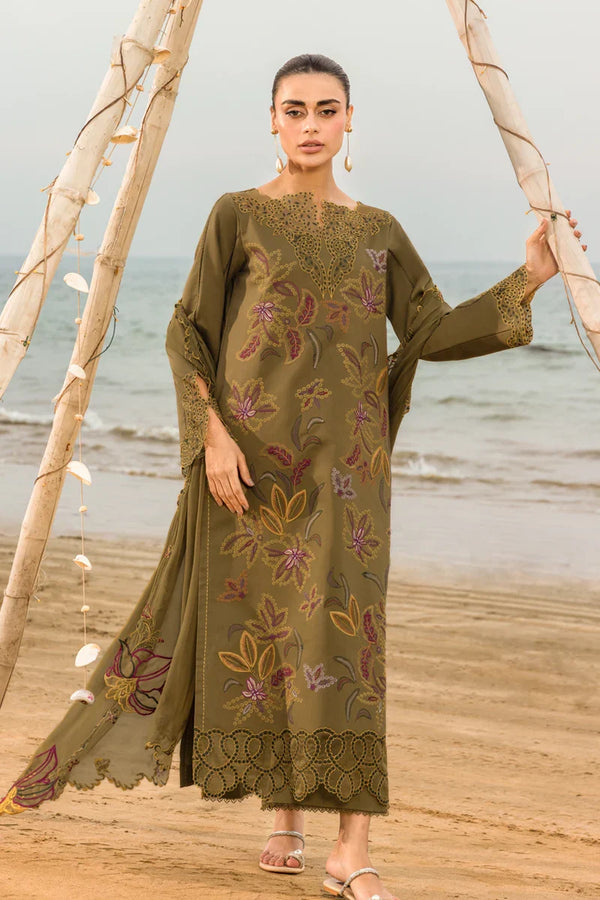 Rang Rasiya Dhank  Luxury Embroidered 3 Piece Dress - J2195