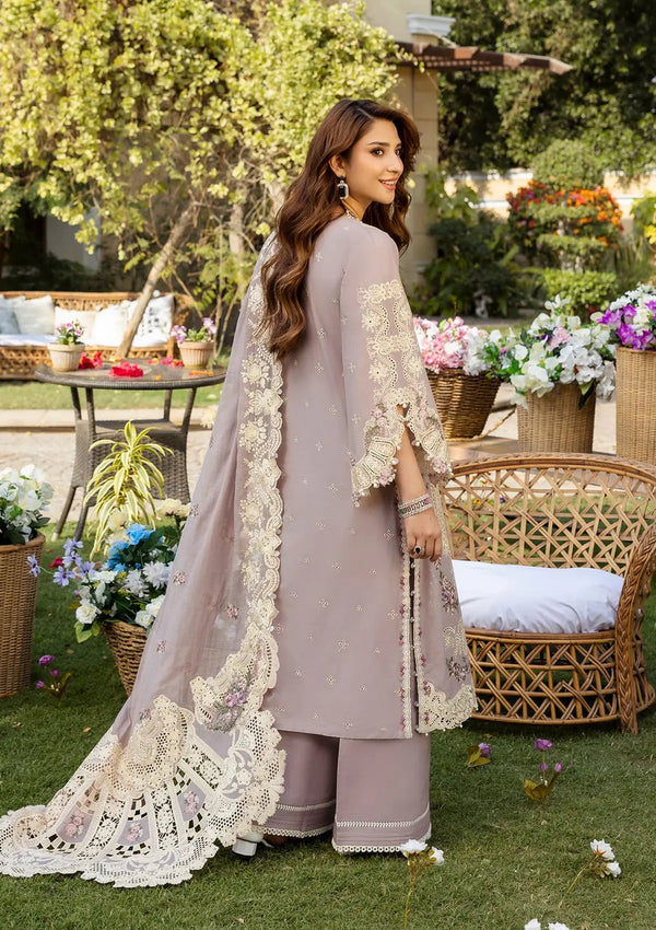 RAHA BY ELAF | LUXURY CHICKENKARI DHANK EMBROIDERED WORK | UNSTITCHED 3-PIECE SUIT ELM-1A