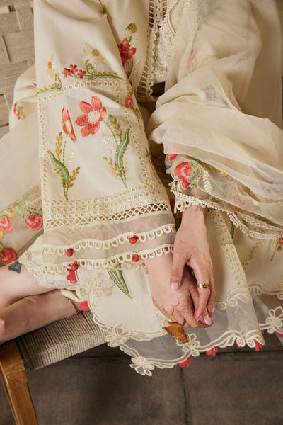 3 Piece - Unstitched Dhanak Stuff Full Embroidered Suit With Full Embroidered Shawl With Extra Patches