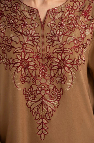 Pezwan - Winter 3PC Dhanak Embroidered Suit