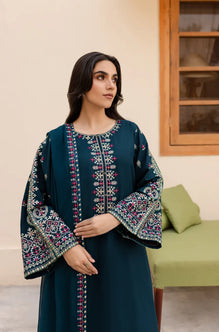 Batik - Winter 3PC Dhannak Embroidered Suit -