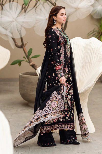 Qalamkar - 3PC Lawn Embroidered Suit With Embroidered Dupatta